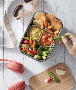 Logo trade promotional giveaways picture of: Black+Blum Stainless Steel Sandwich Box Large